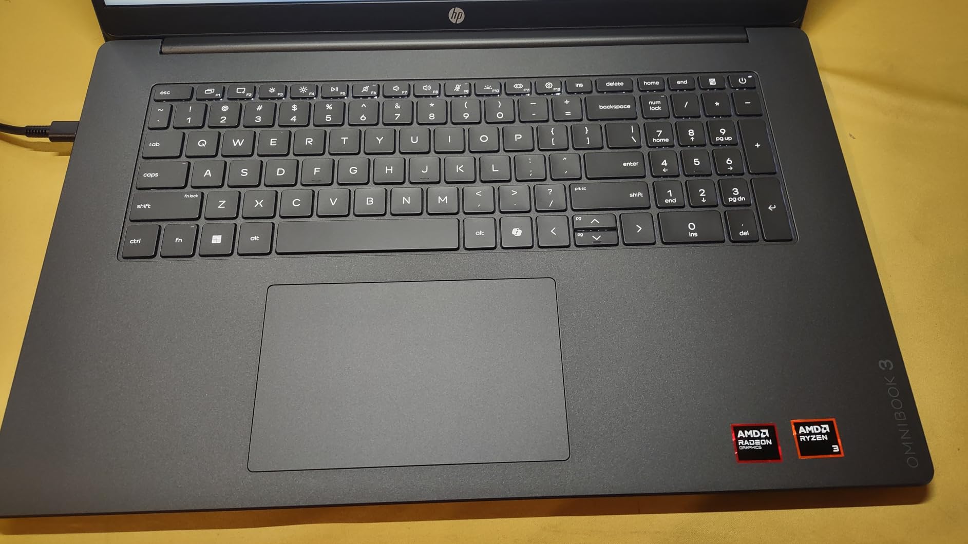 HP OmniBook 3 17.3 inch Laptop PC, FHD Display, AMD Ryzen 3 30, 8 GB RAM, 512 GB SSD, AMD Radeon 610M Graphics, Windows 11 Home, Mica Silver, 17-dp0199nr customer photo 1