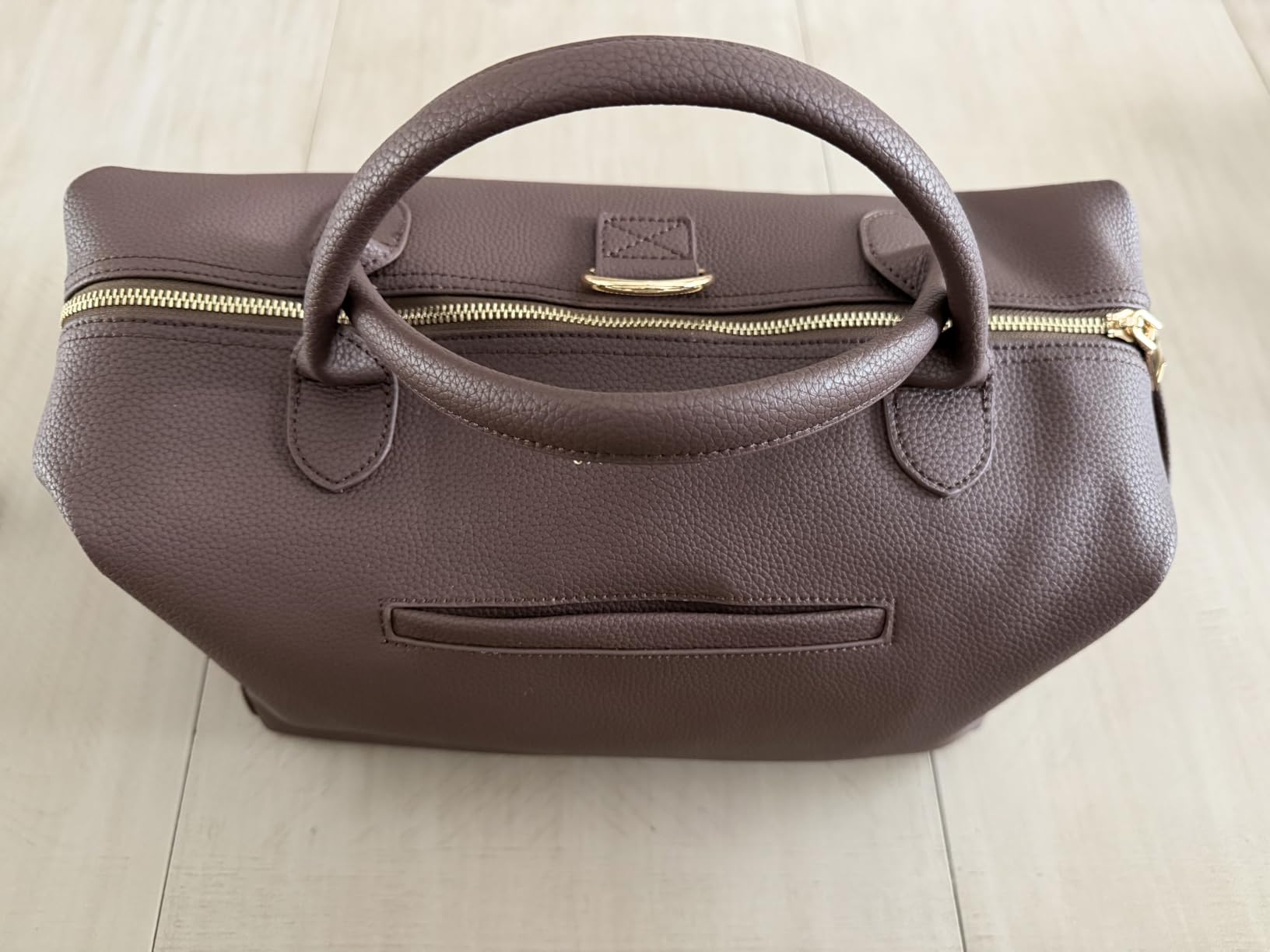 jade vine Luxury Vegan Leather Diaper Bag Tote, 4-in-1 Convertible customer photo 1