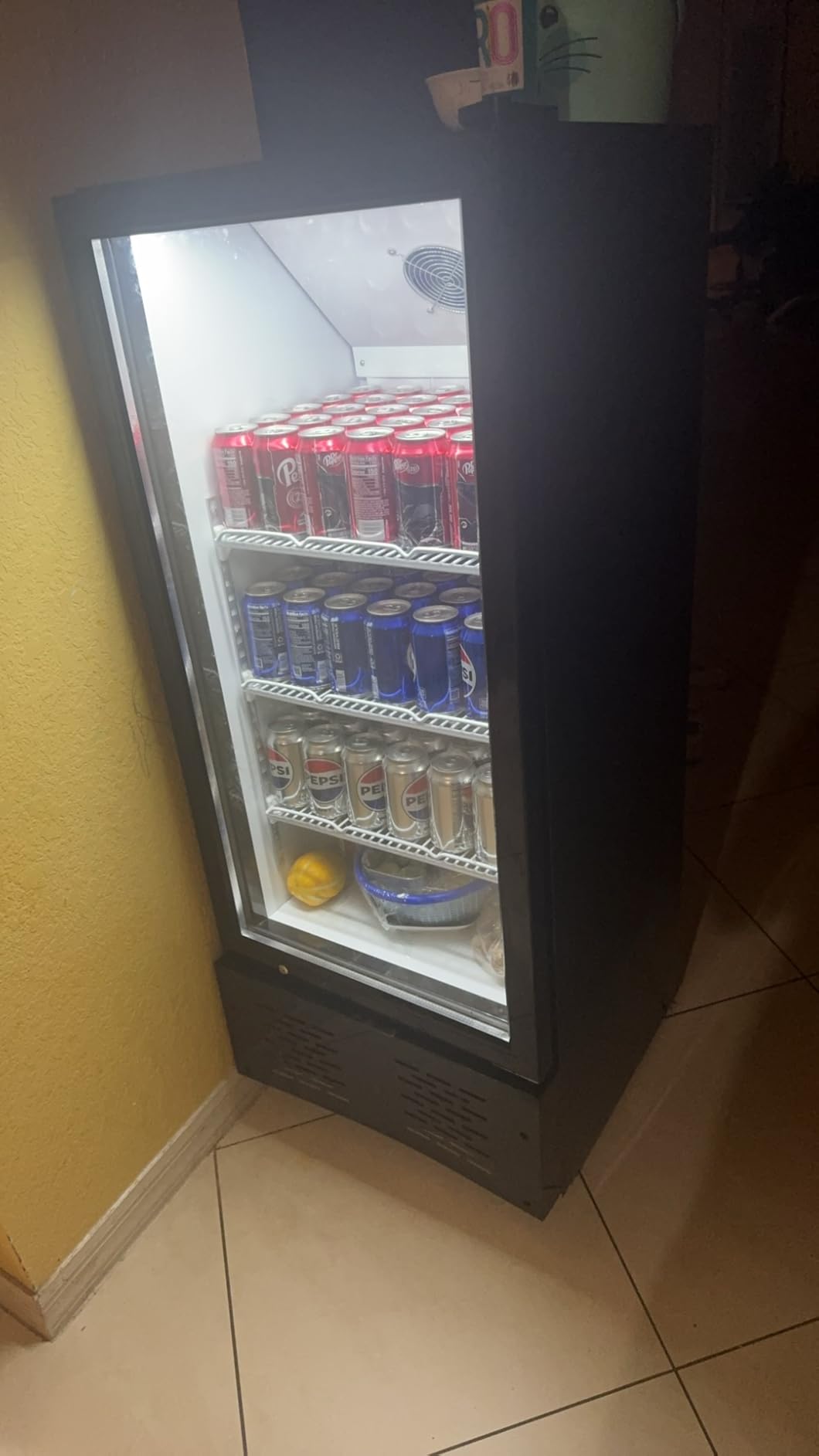 41.3''W Commercial Beverage Refrigerators, 30 Cu.ft. Glass Door Refrigerator Upright Display Cooler with Soft LED Light and Adjustable Shelves for Restaurant Grocery Stores Home customer photo 2