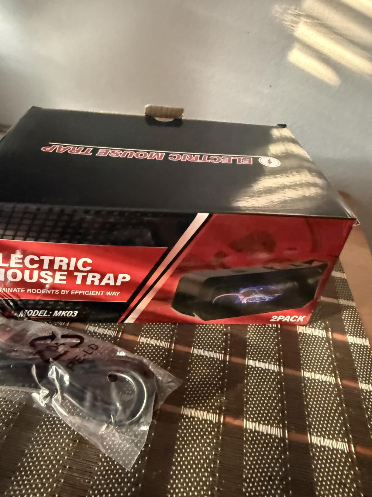 Electric Mouse Trap 2 Pack, Electric Mice Control for Indoor Home, Small Mice Catchers for House, Safe No Touch Traps, Quick-Set Mousetraps Effective customer photo 1