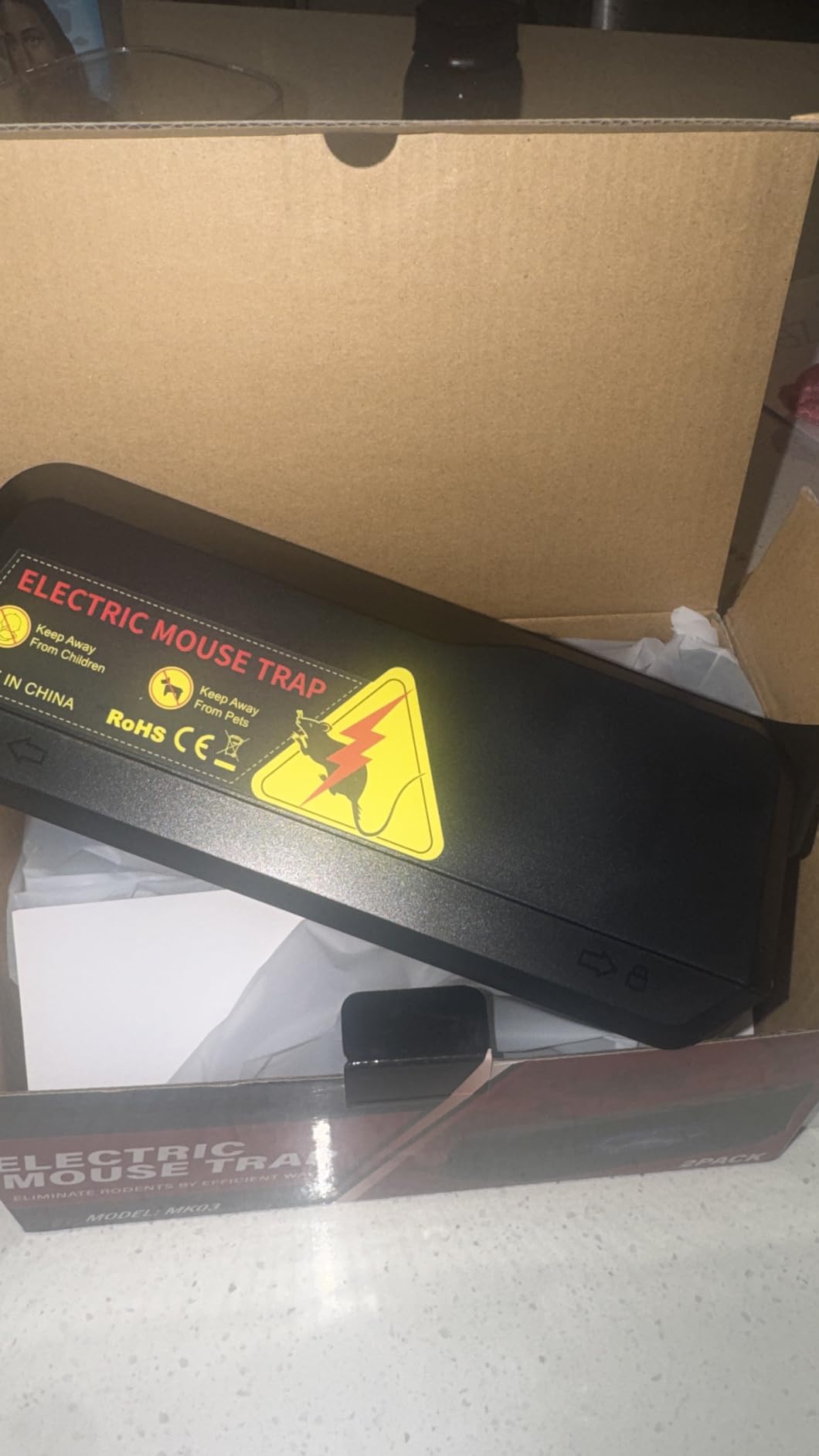 Electric Mouse Trap 2 Pack, Electric Mice Control for Indoor Home, Small Mice Catchers for House, Safe No Touch Traps, Quick-Set Mousetraps Effective customer photo 2