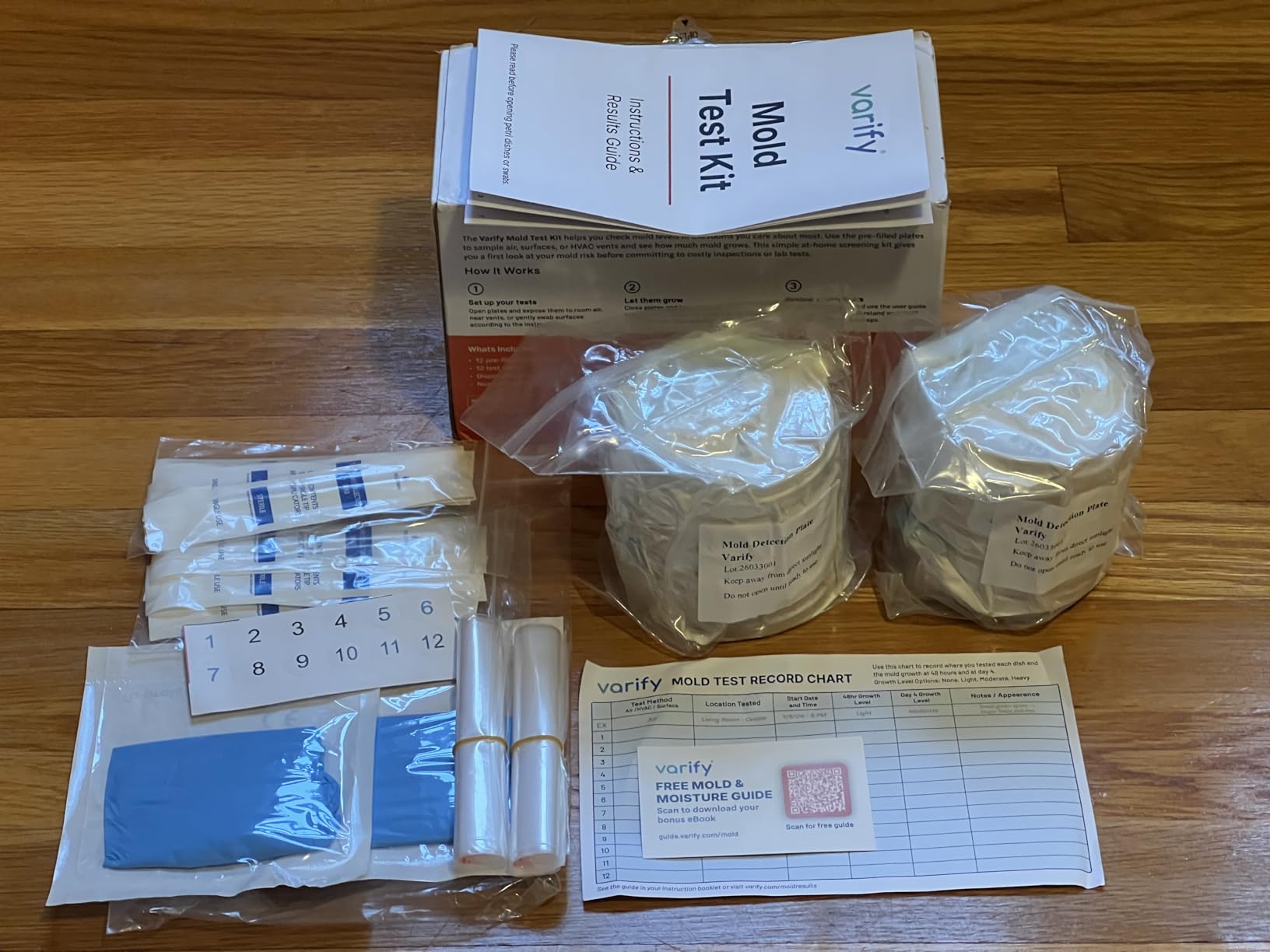 Mold Test Kit for Home Air Quality | Air Quality Test Kit & Black Mold Detector for Home | 6-Petri-Dish Indoor Airborne Spore Sampler | Easy-to-Use with Clear Instructions & ID Booklet customer photo 2