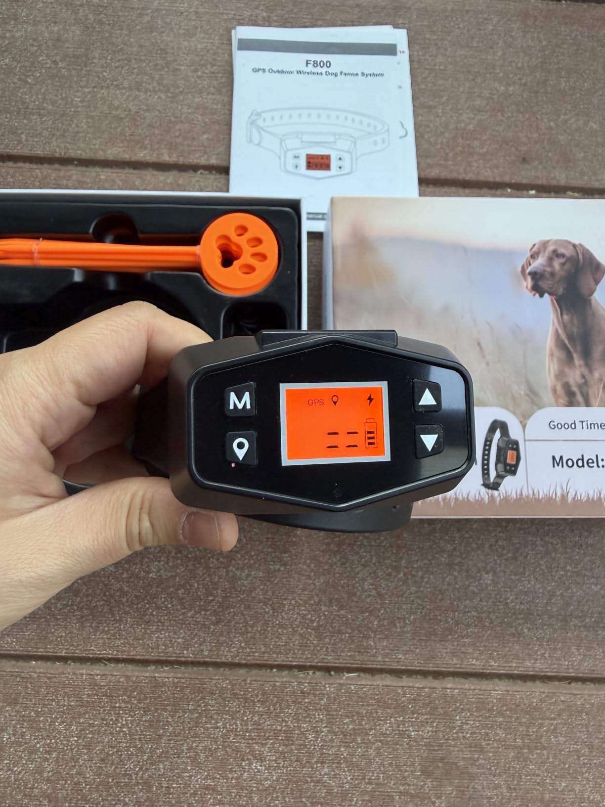 GPS Wireless Dog Fence Collar System 2 Mode Boundary IPX7 No Monthly Fee | 2026 GPS Chip Invisible Virtual Fence, Circular/Free-Form Boundary, Rechargeable Outdoor Pet Containment System for All Dogs customer photo 1
