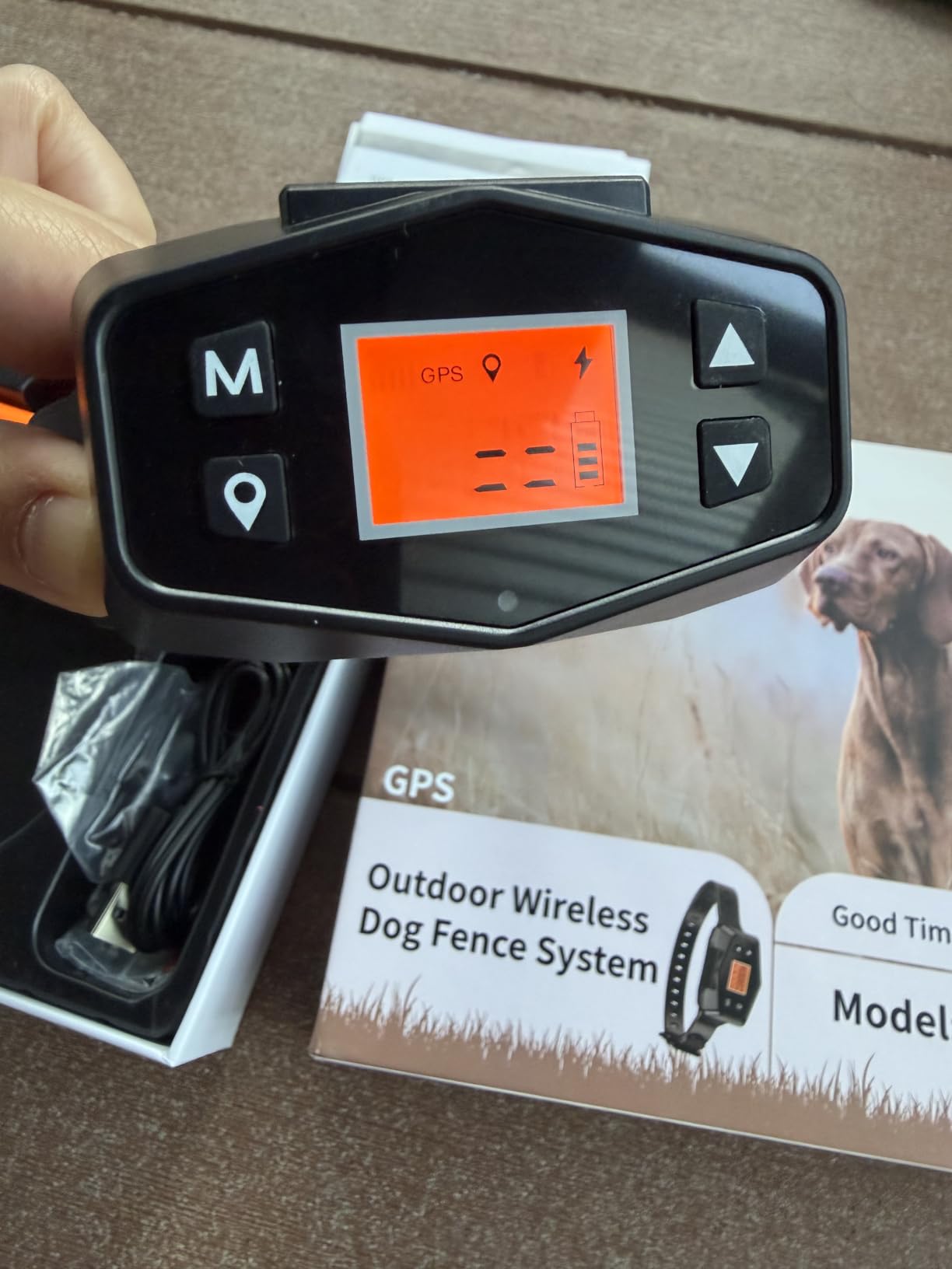 GPS Wireless Dog Fence Collar System 2 Mode Boundary IPX7 No Monthly Fee | 2026 GPS Chip Invisible Virtual Fence, Circular/Free-Form Boundary, Rechargeable Outdoor Pet Containment System for All Dogs customer photo 2