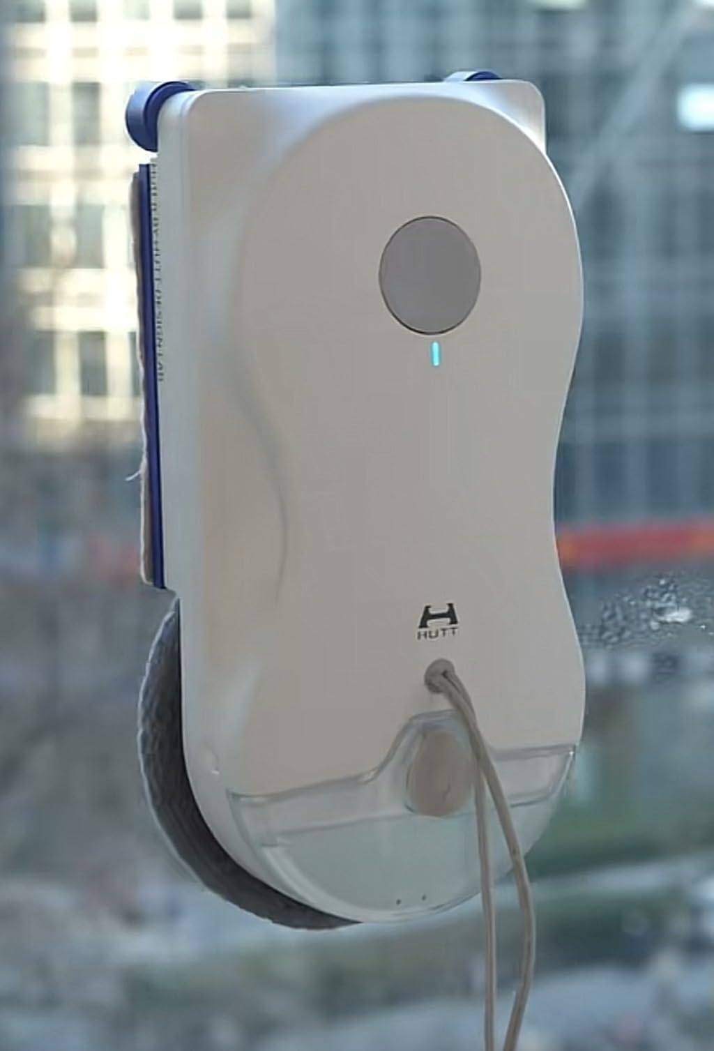 HUTT Window Cleaning Robot, 6500Pa Strong Suction Robot Window Cleaner with World-First Round-Square Dual-Stage Cleaning, Ultrasonic Dual Spray, Edge Cleaning & Corner Coverage customer photo 1