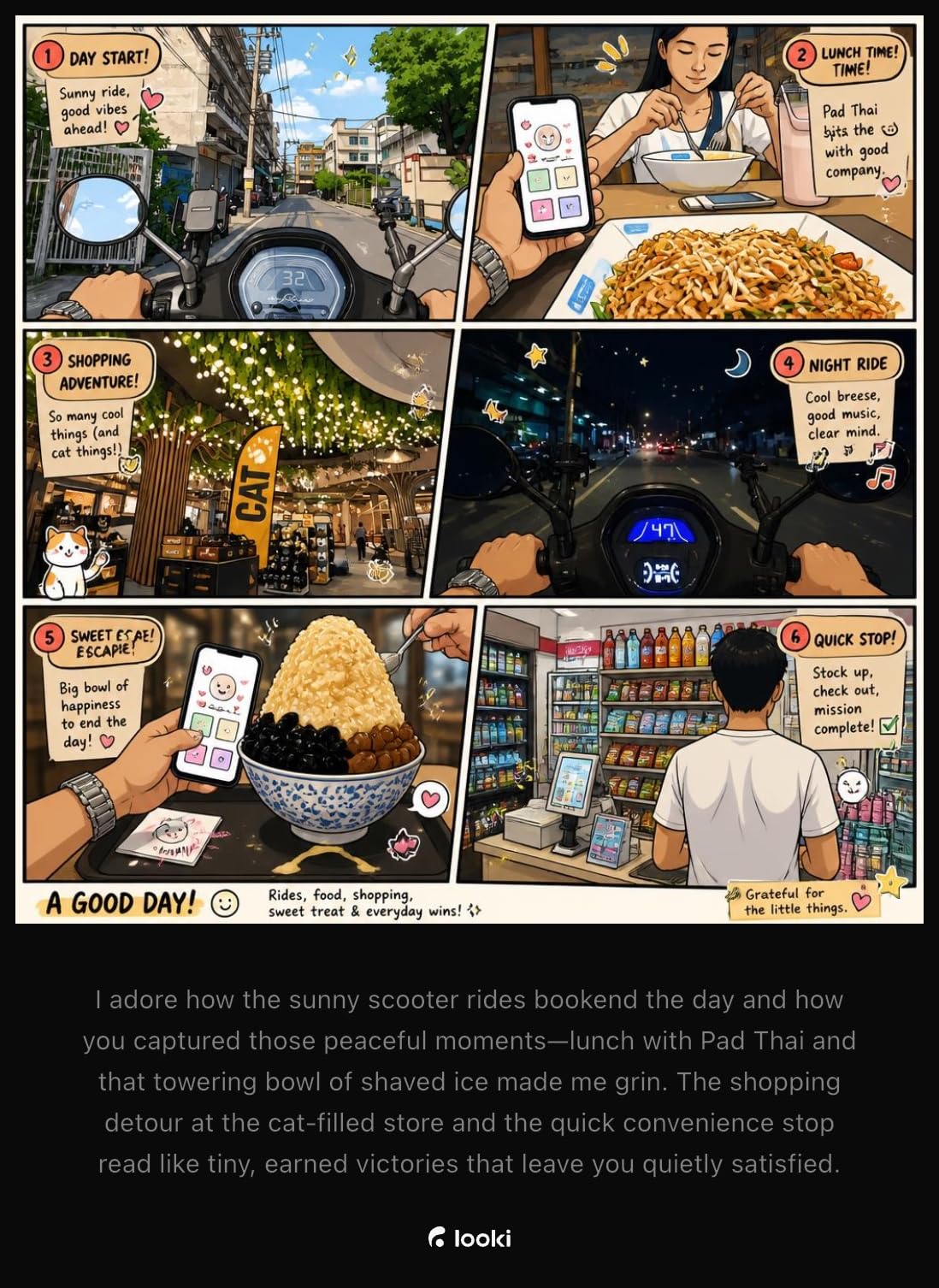 Looki L1 AI Multimodal Wearable for Life, 32g Lightweight Hands-Free Action Lifelogging Device with 1080P Video, 3 Mics, AI Vlogs & Comics, Proactive Intelligence, 32GB Privacy-First Storage (Black) customer photo 2