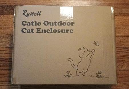 Rywell Extra Large Catio Outdoor Cat Enclosure Weatherproof | Multi-Level with 2 Platforms and 4 Resting Box, Escape-Proof for Patio/Balcony/Backyard/Garden, Heavy-Duty for Multiple Cats customer photo 2