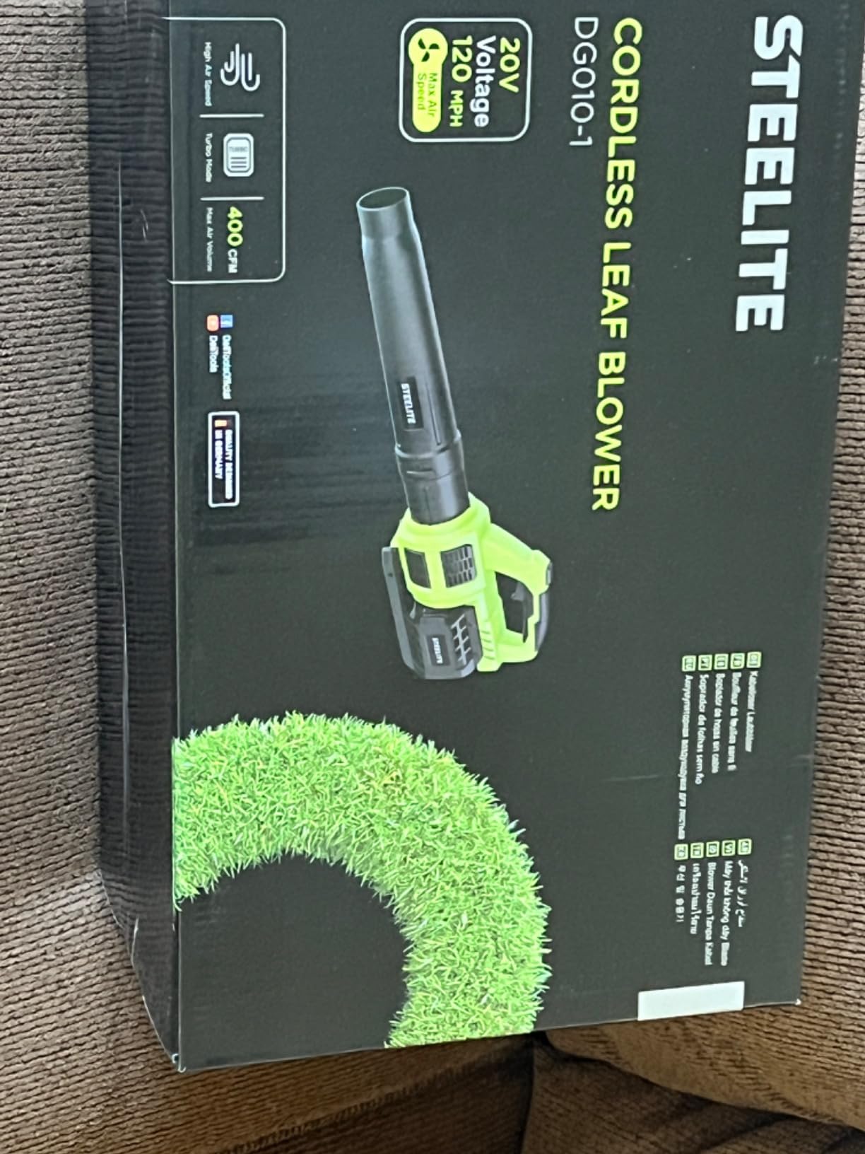 STEELITE 20V Brushless 13-Inch Cordless Electric Lawn Mower for Small Yards | 4.0Ah Battery & Charger Included, Ultra-Lightweight Only 20.5 lbs, 5-Position Height Adjustment, 8-Gallon Bag customer photo 1