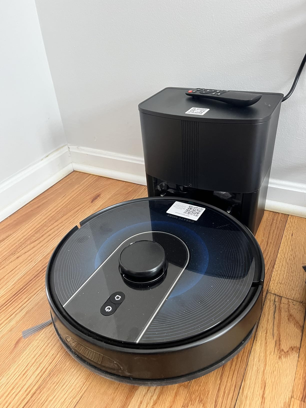 Bagotte Robot Vacuum and Mop Combo, 6000Pa Robotic Vacuum Cleaner with LiDAR Navigation, Self-Emptying Station for 90 Days Hands-Free, Wi-Fi/App/Voice Control, for Carpets & Hard Floors customer photo 1