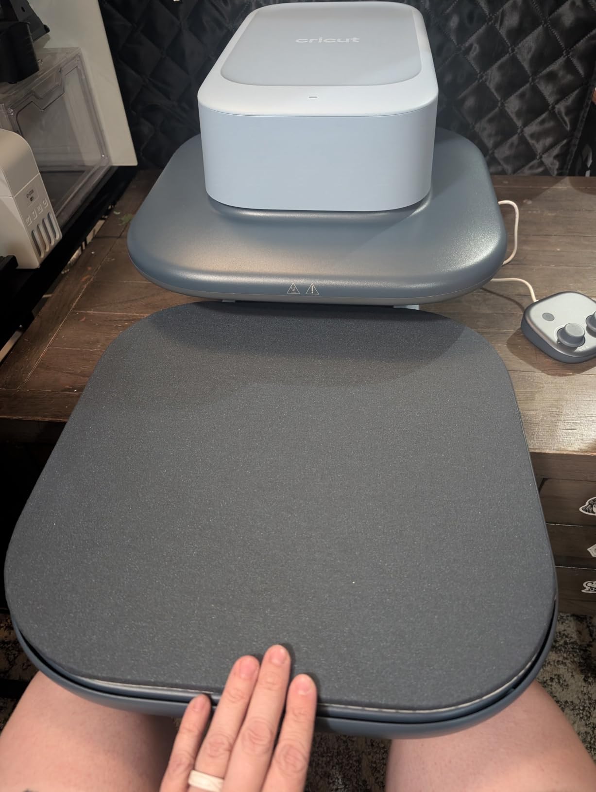 Cricut AutoPress 2 15x15 Heat Press Machine for T Shirts & More | Adjustable Pressure & Heat for Professional Results - For Heat Transfer Vinyl (HTV), Sublimation, & DTF - Heat Guide customer photo 1