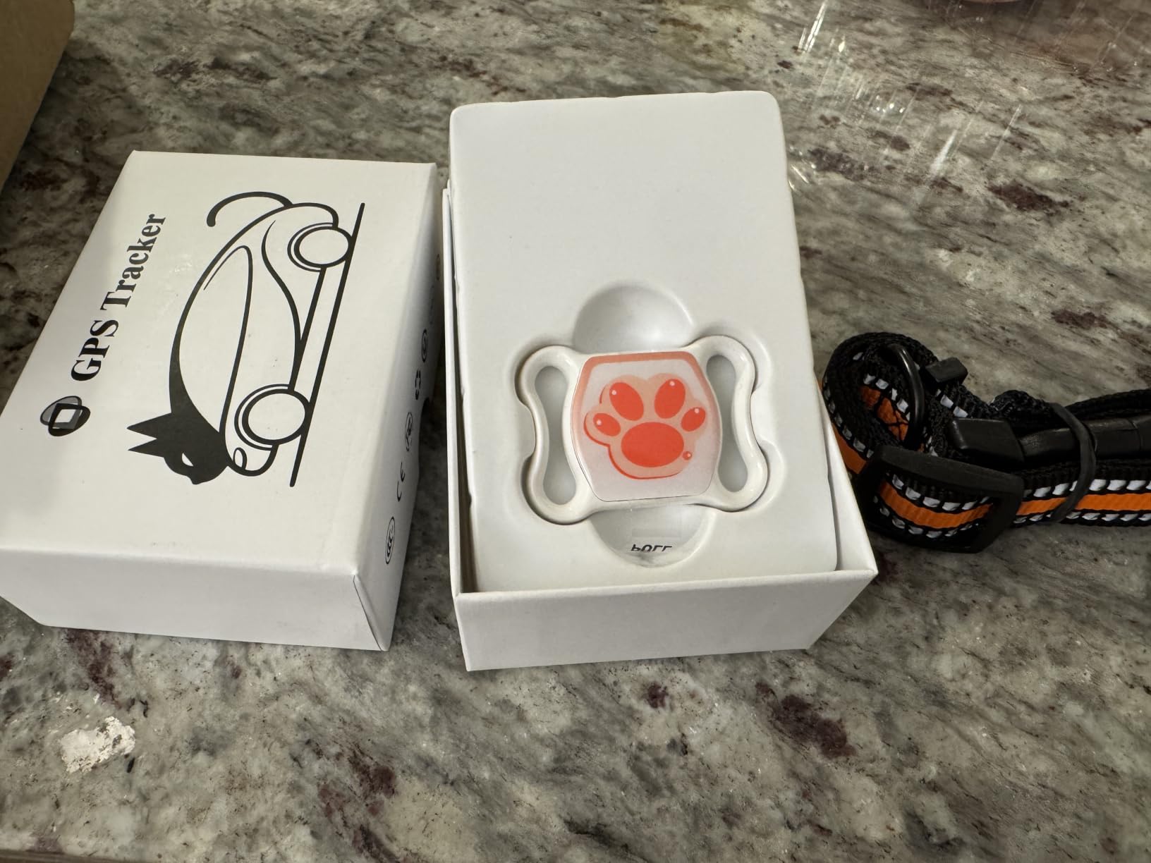 Pet GPS Tracker for Dogs & Cats - No Monthly Fee/Subscription, Free Pet Collar Included | Waterproof, Anti-Lost, Real-Time Tracking Collar | 730-Day Long Battery Life | Compatible with iOS & Android customer photo 1