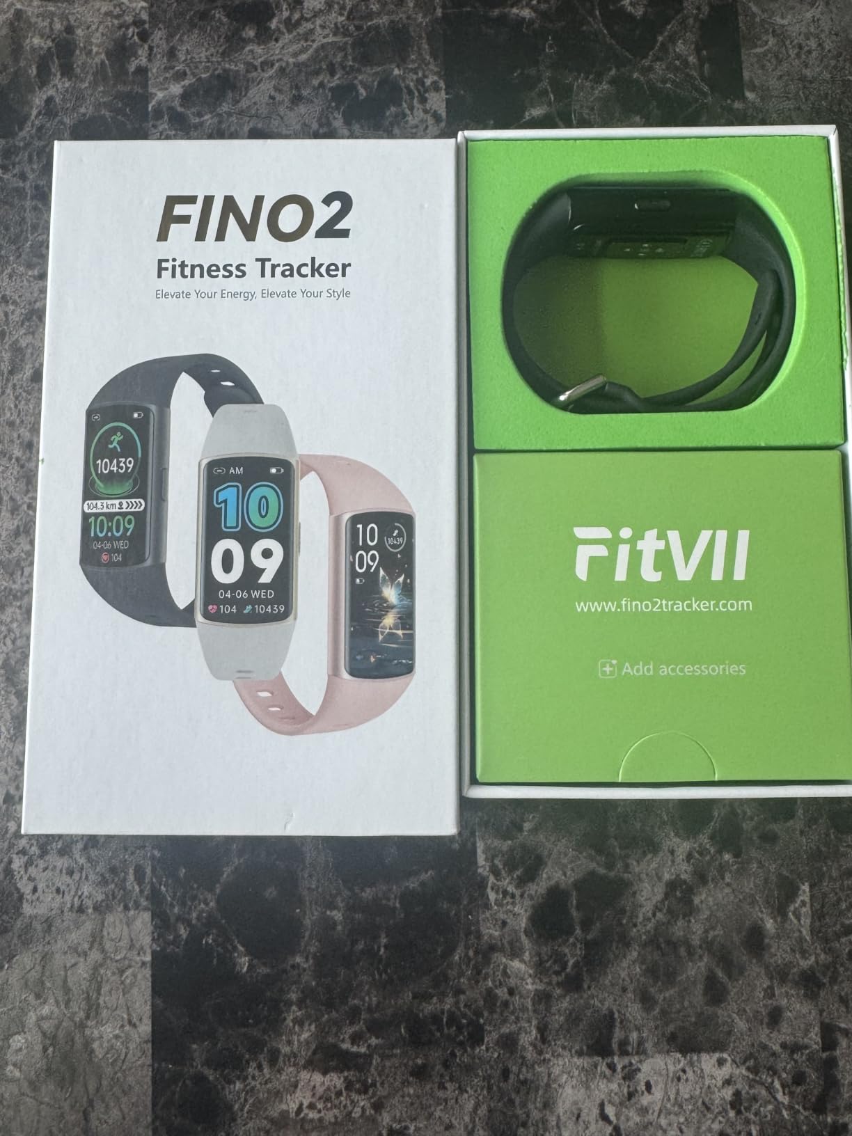 FITVII Slim Fitness Tracker for Women Men, Fitness Watch for Android iOS | 24/7 Heart Rate & Blood Pressure, Blood Oxygen, Sleep Monitor, IP68 Waterproof customer photo 2
