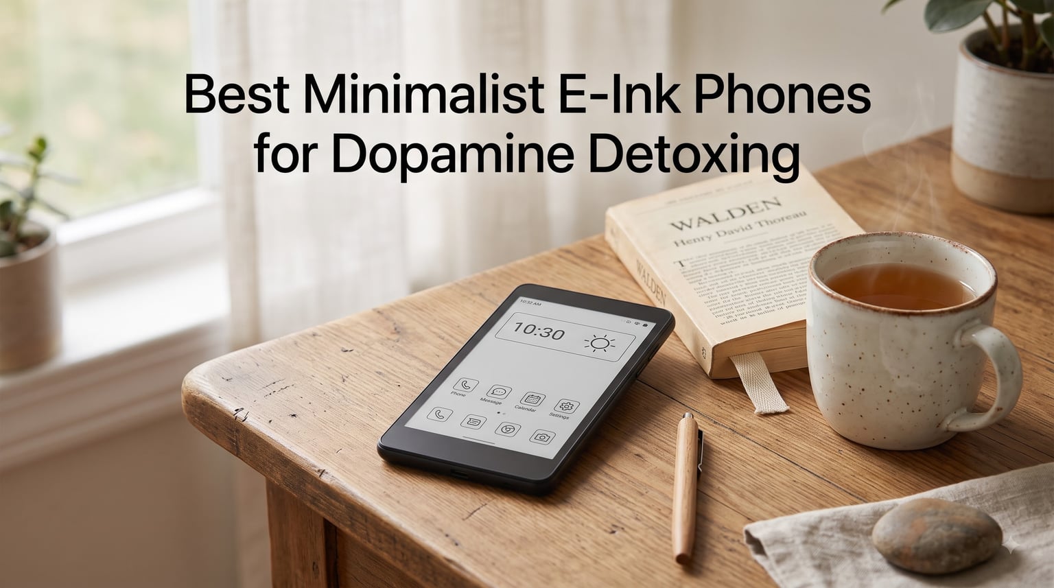 Best Minimalist E-Ink Phones for Dopamine Detoxing