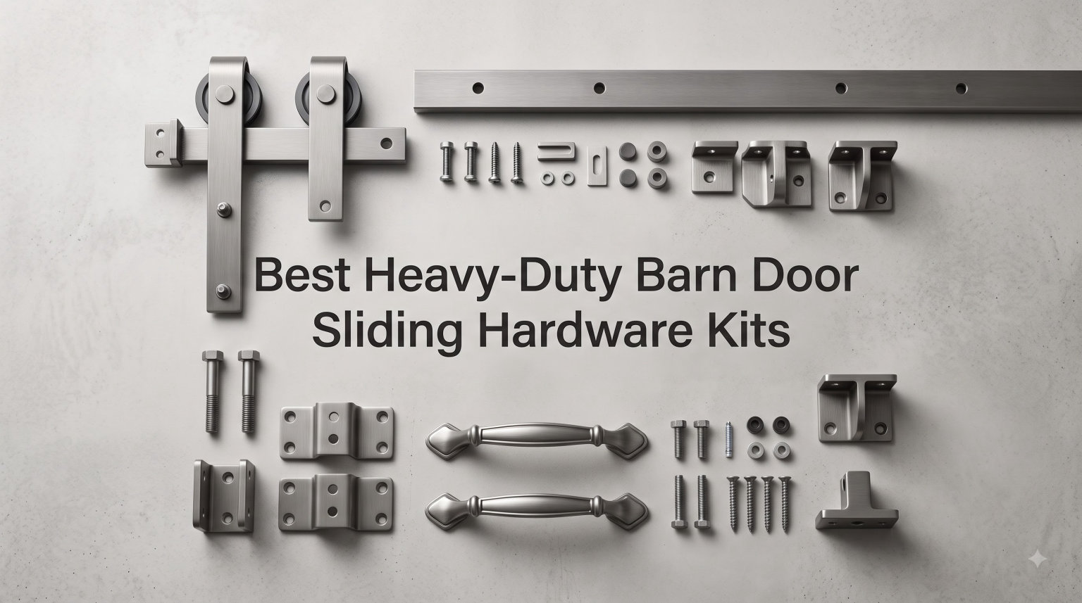 Best Heavy-Duty Barn Door Sliding Hardware Kits