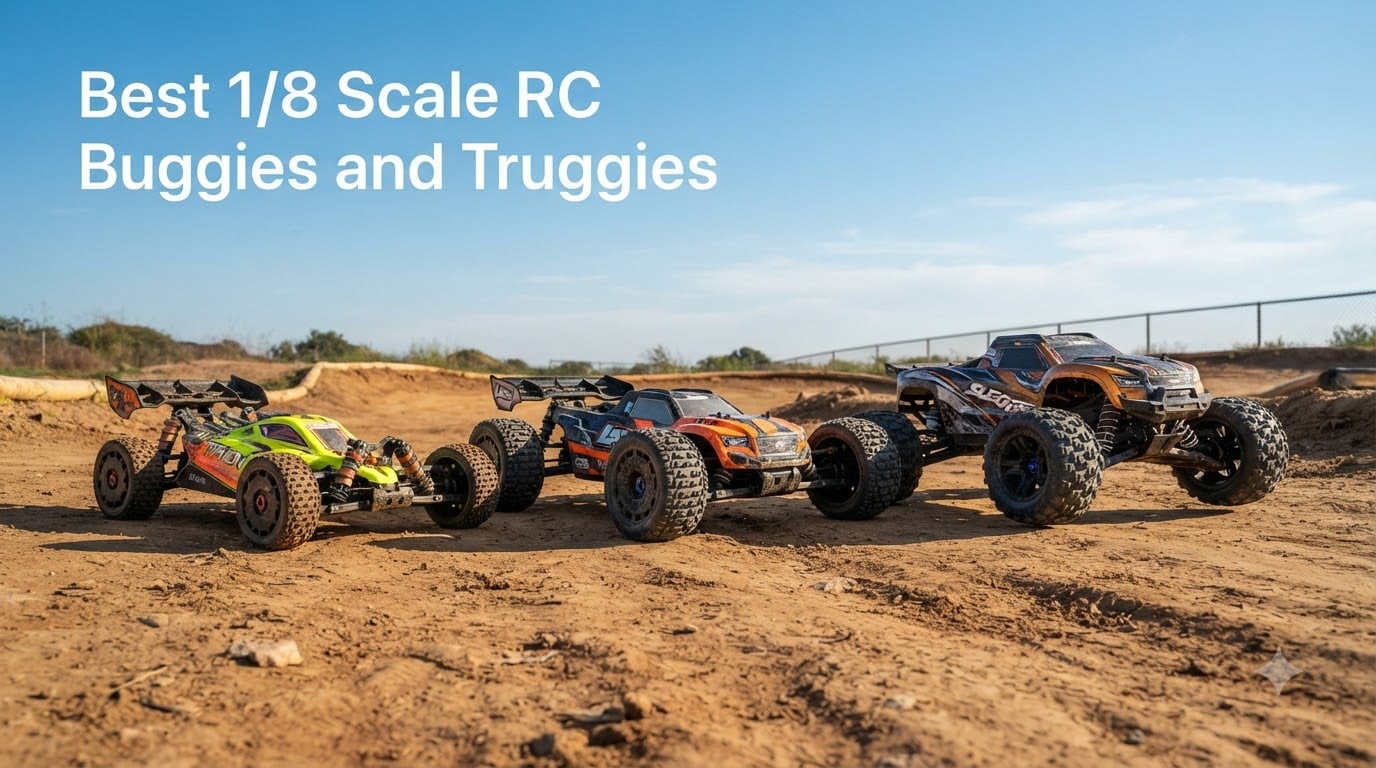 Best 1/8 Scale RC Buggies and Truggies