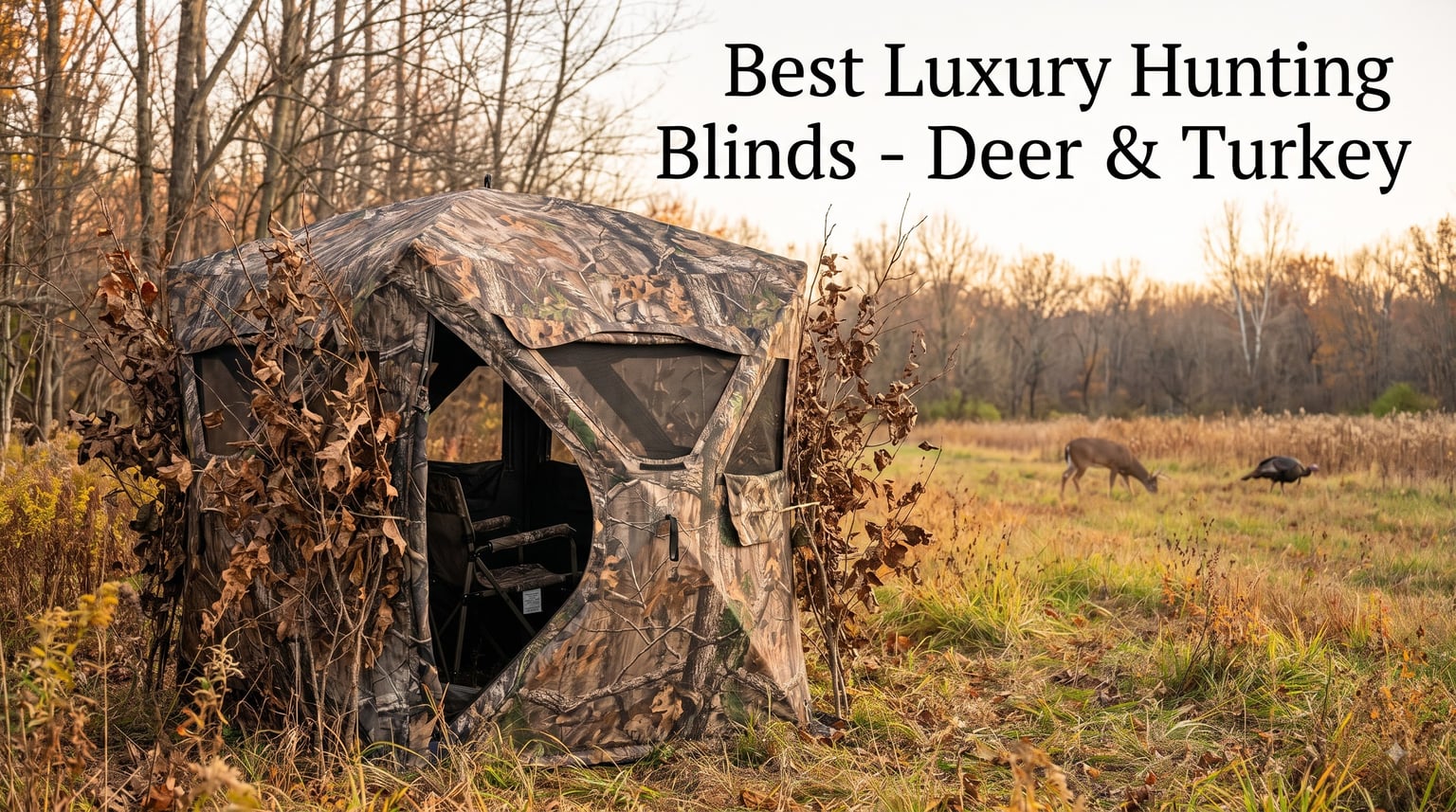 Best Luxury Hunting Blinds - Deer & Turkey