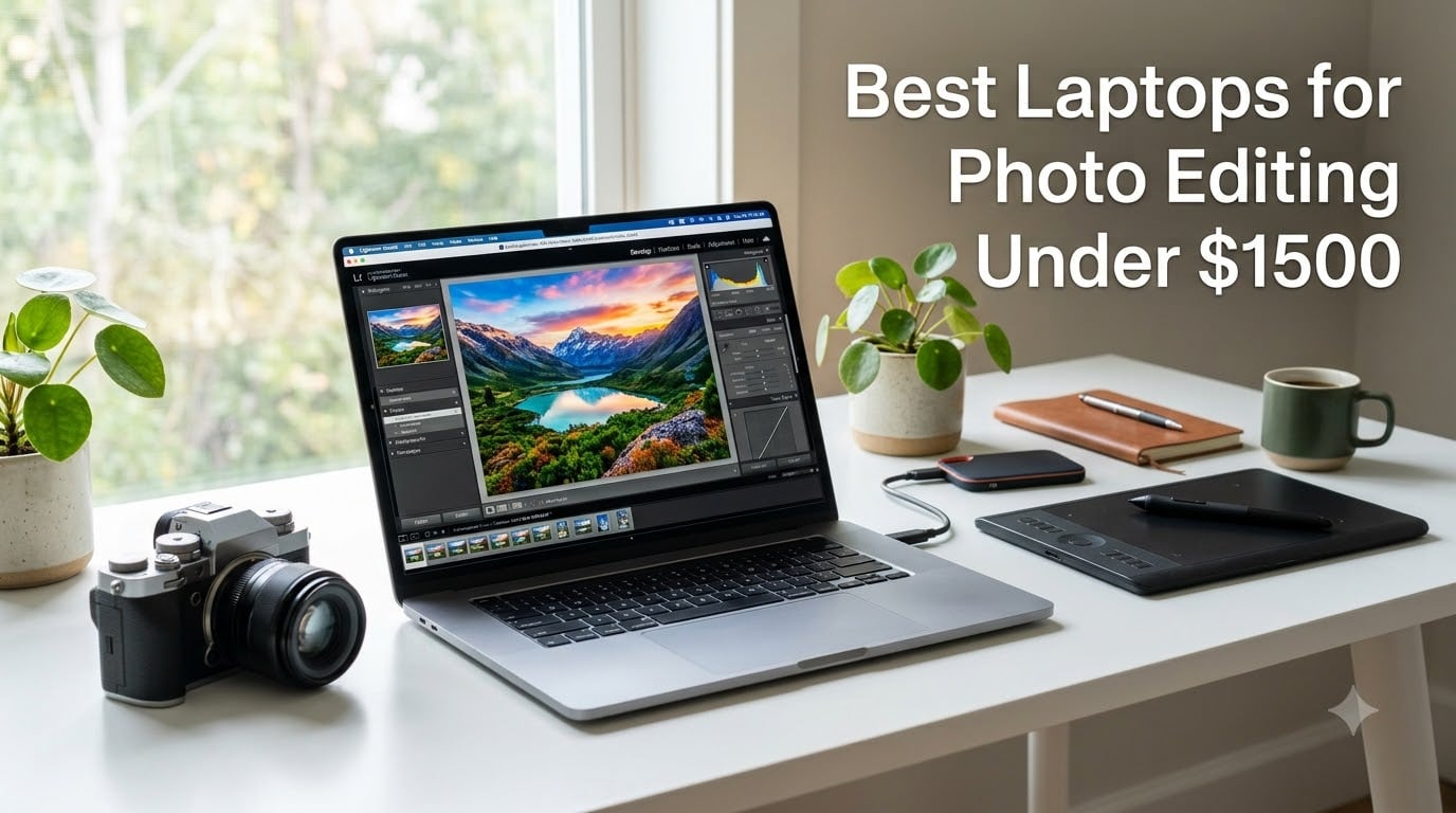 Best Laptops for Photo Editing Under $1500