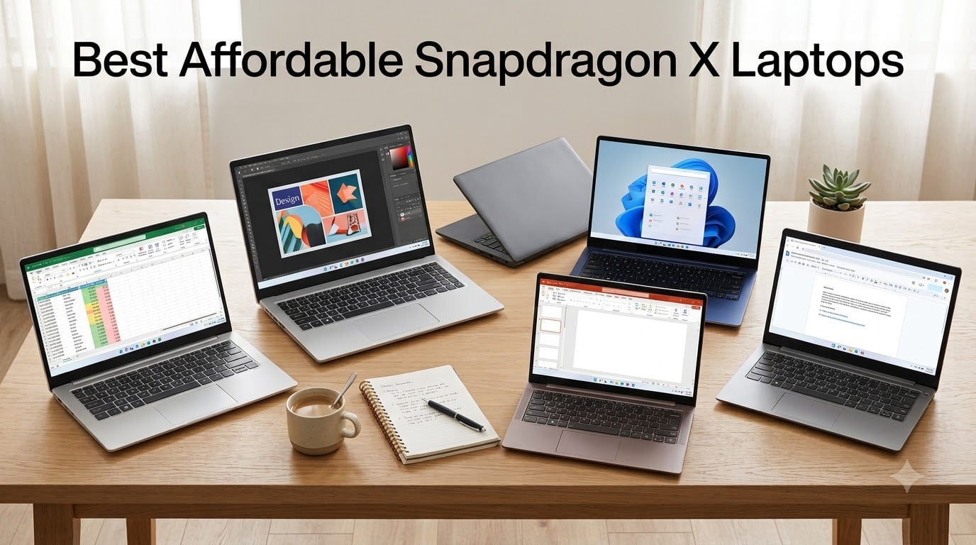 Best Affordable Snapdragon X Laptops