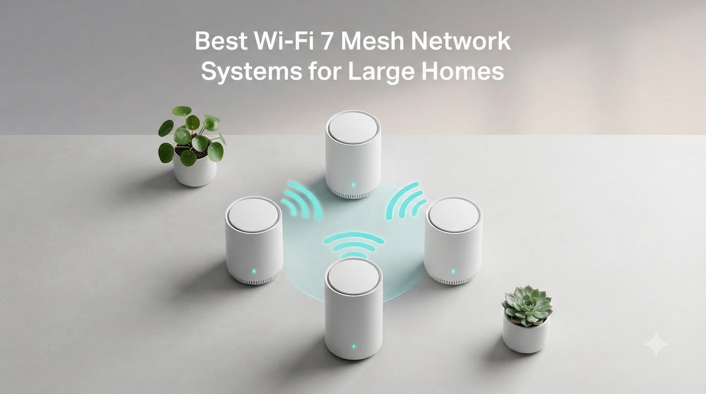 Best Wi-Fi 7 Mesh Network Systems for Large Homes