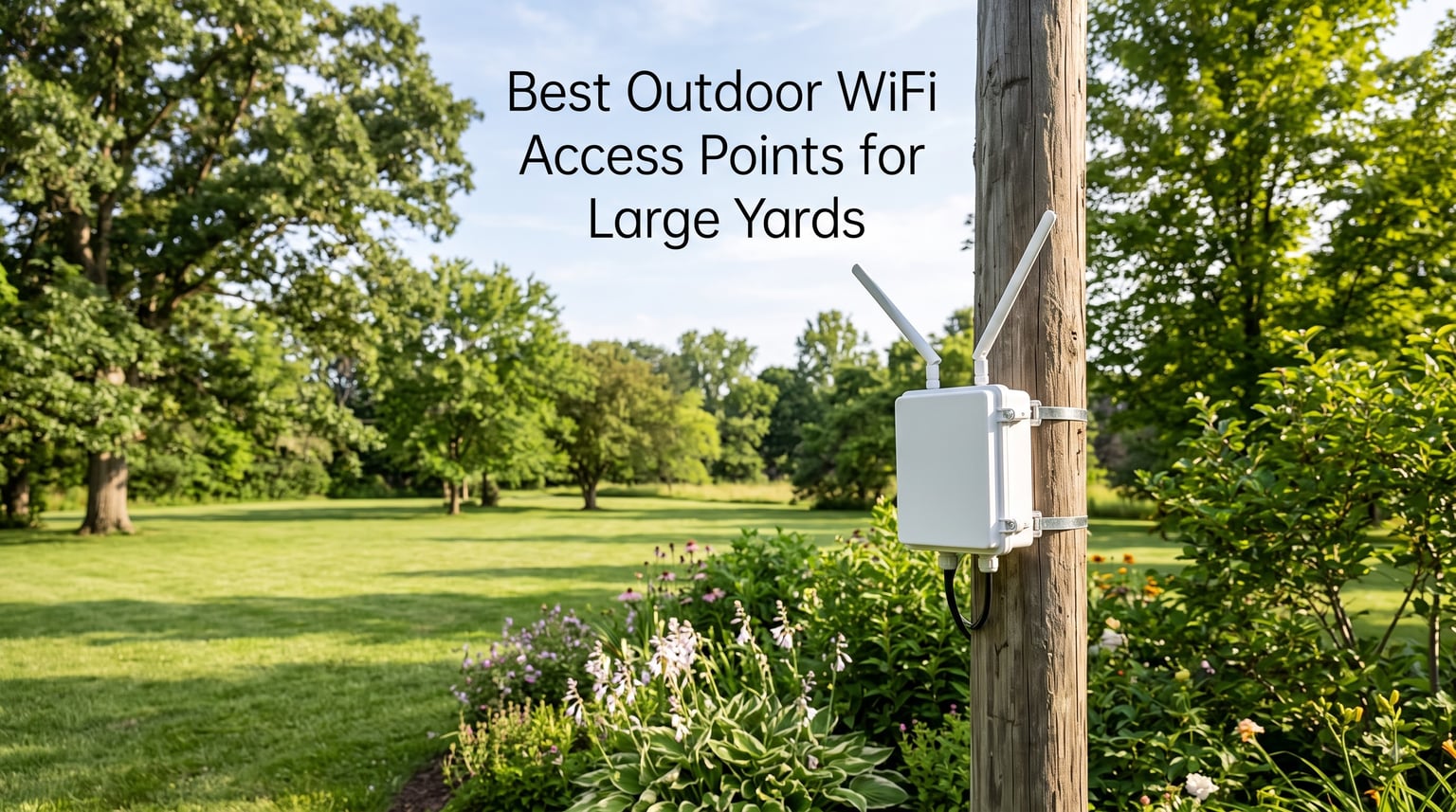Best Outdoor WiFi Access Points for Large Yards
