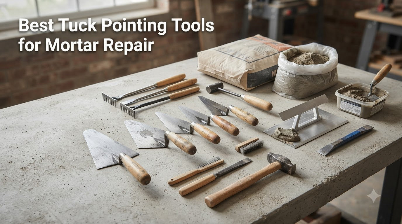 Best Tuck Pointing Tools for Mortar Repair