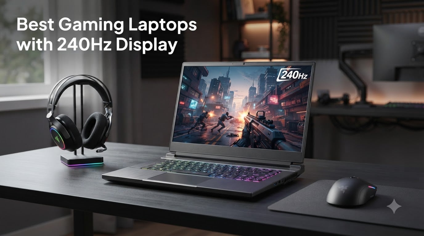 Best Gaming Laptops with 240Hz Display