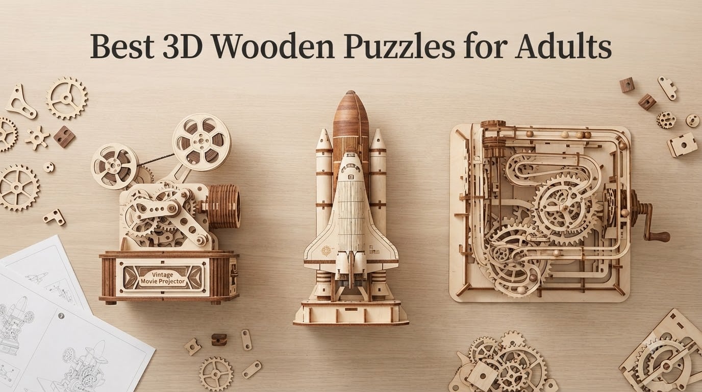 Best 3D Wooden Puzzles for Adults