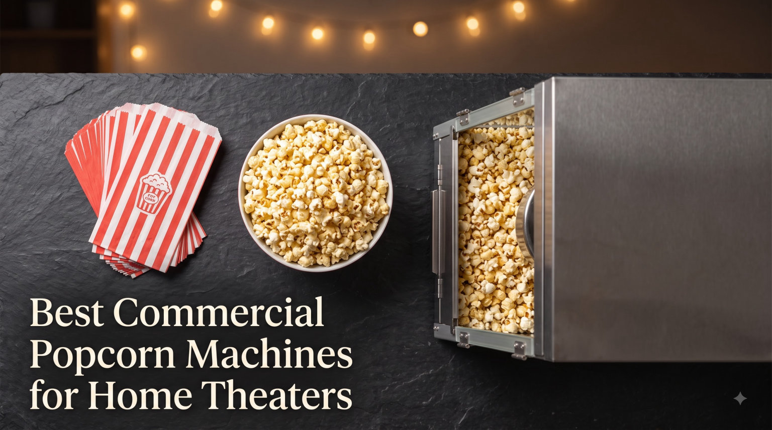 Best Commercial Popcorn Machines for Home Theaters