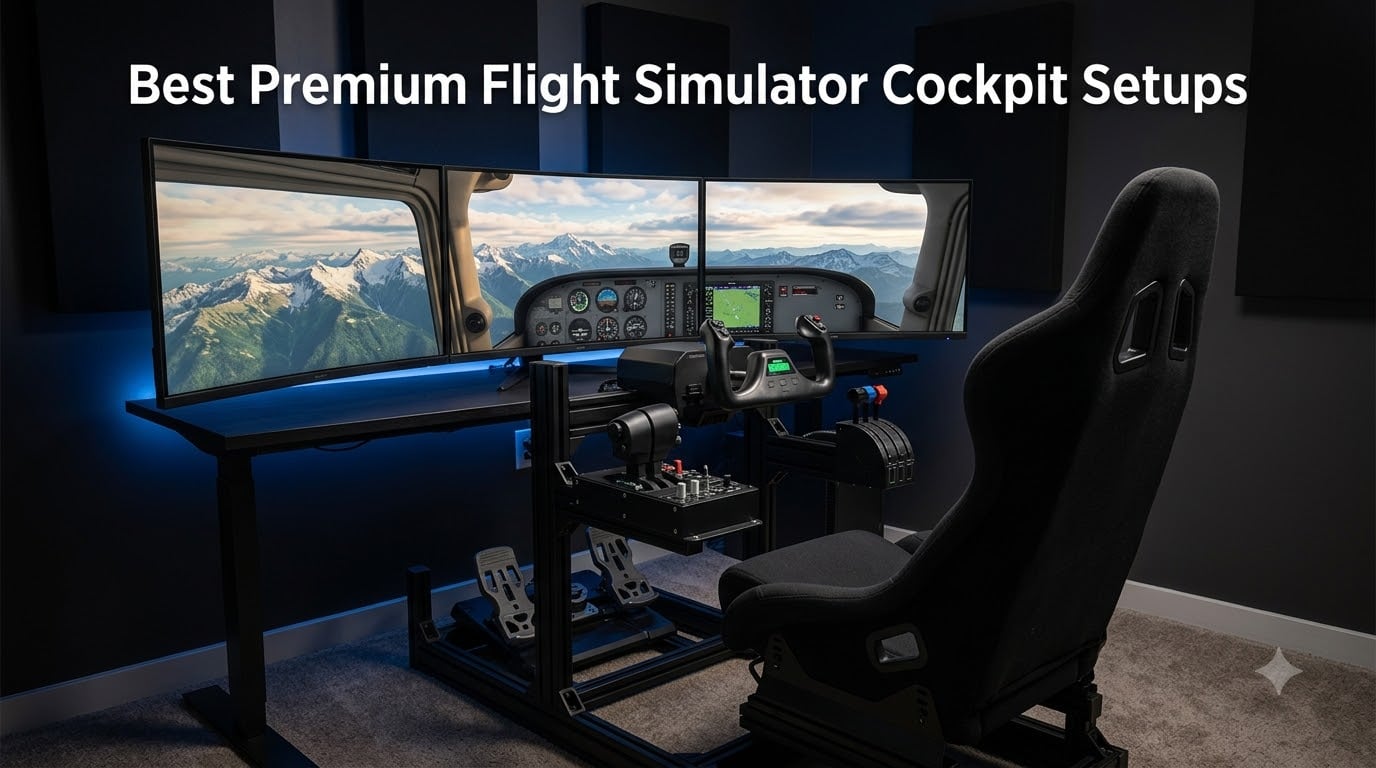 Best Premium Flight Simulator Cockpit Setups