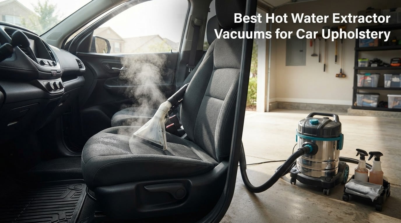 Best Hot Water Extractor Vacuums for Car Upholstery