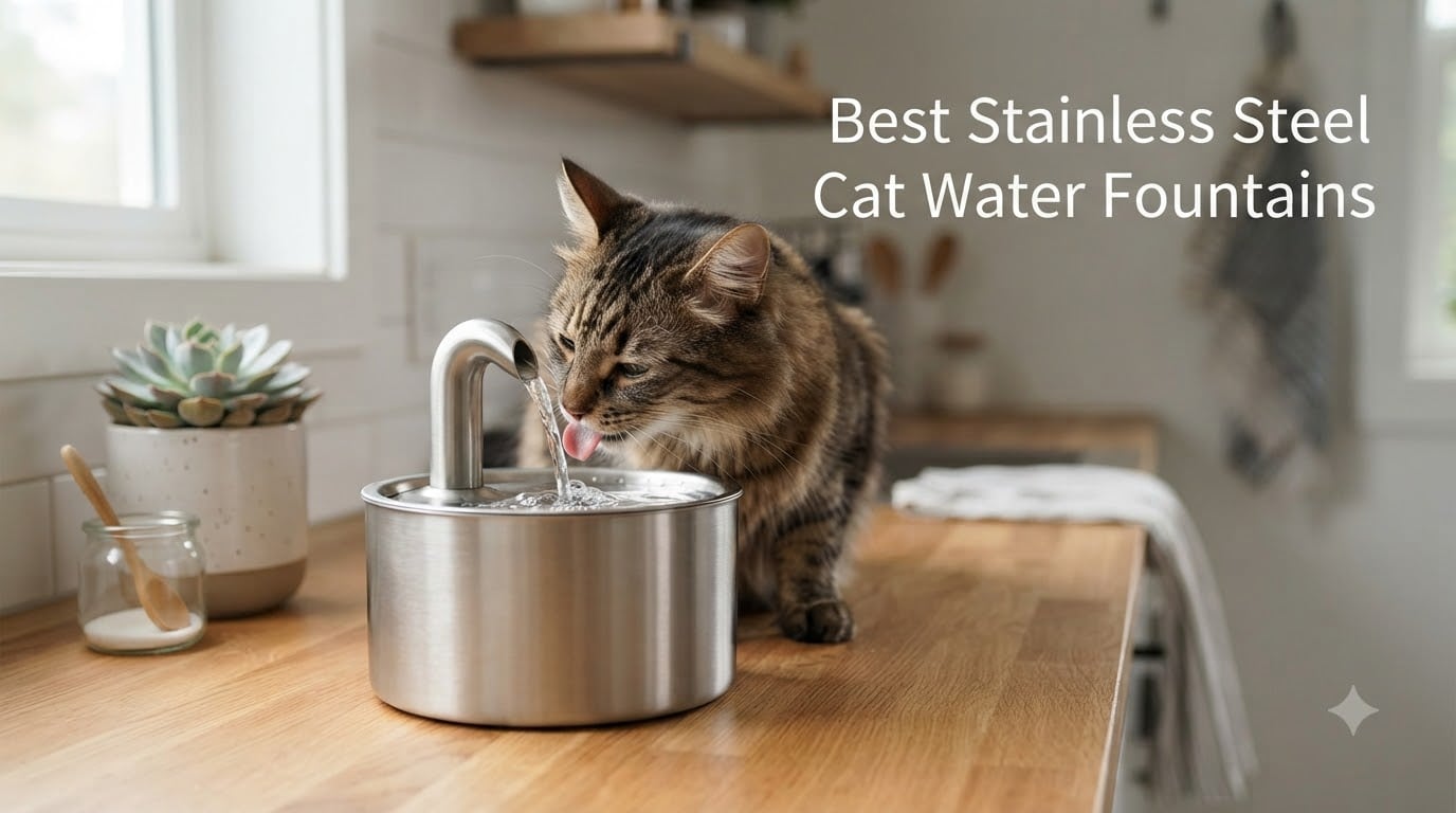 Best Stainless Steel Cat Water Fountains