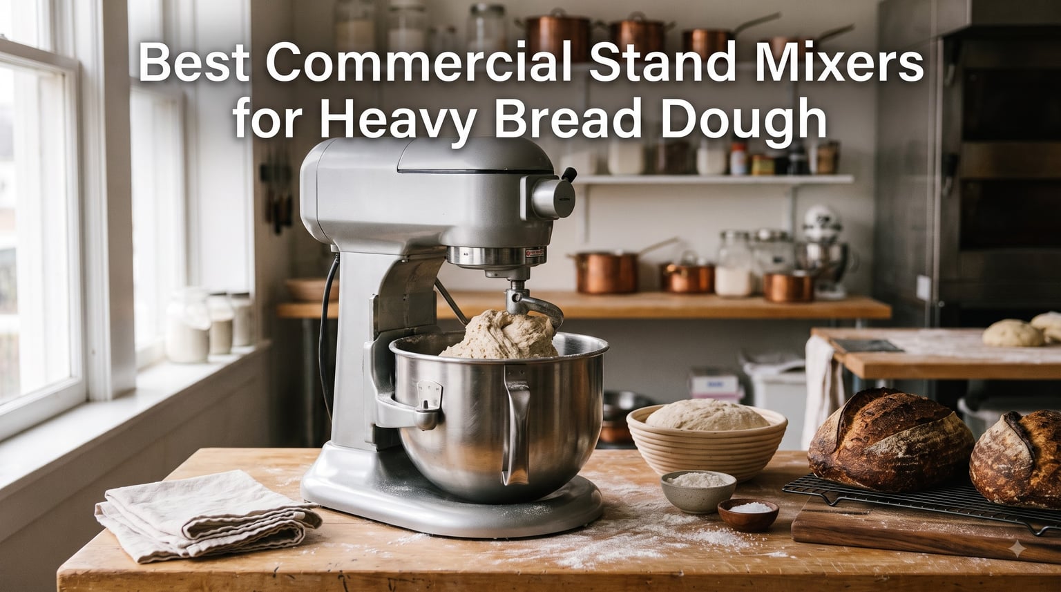 Best Commercial Stand Mixers for Heavy Bread Dough