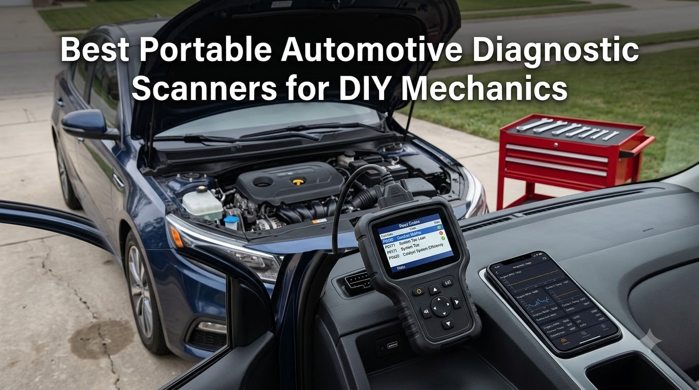 Best Portable Automotive Diagnostic Scanners for DIY Mechanics