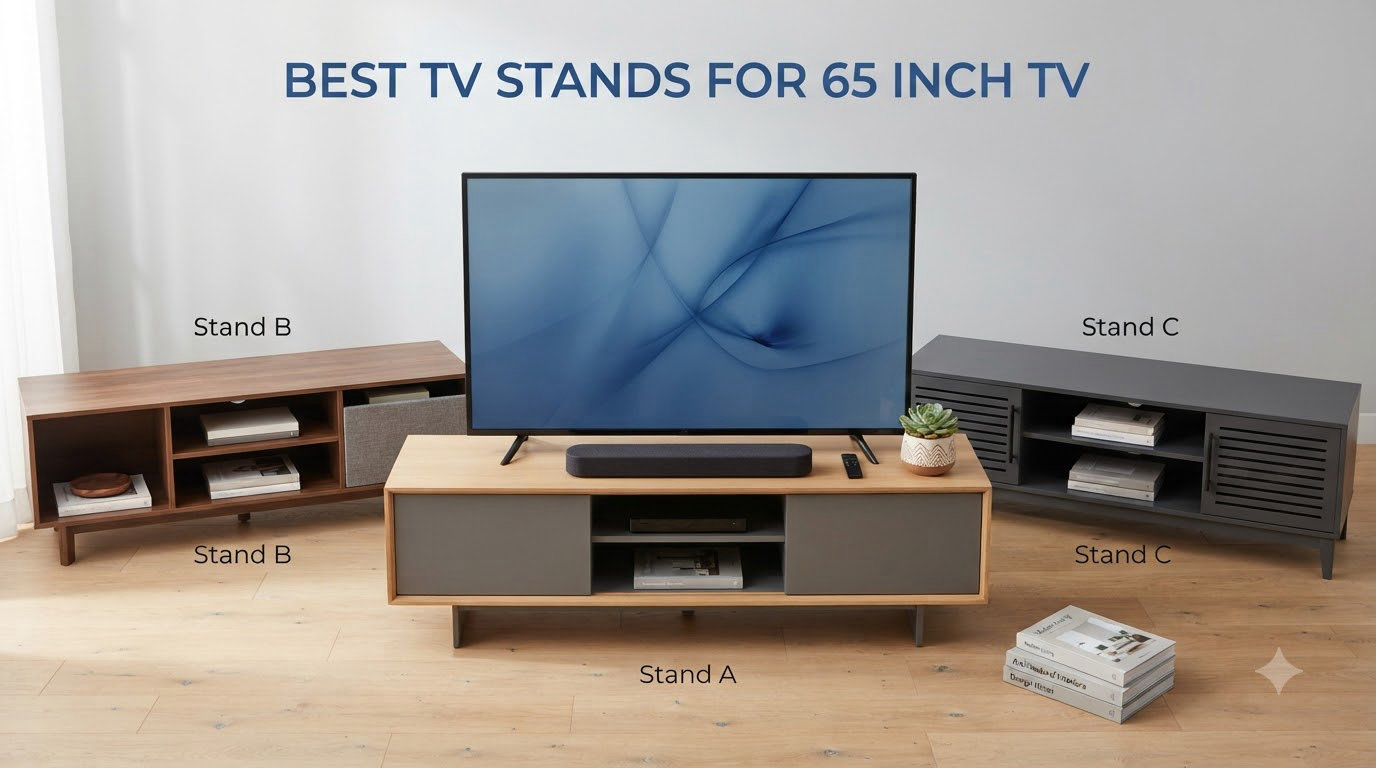 Best TV Stands for 65 Inch TV