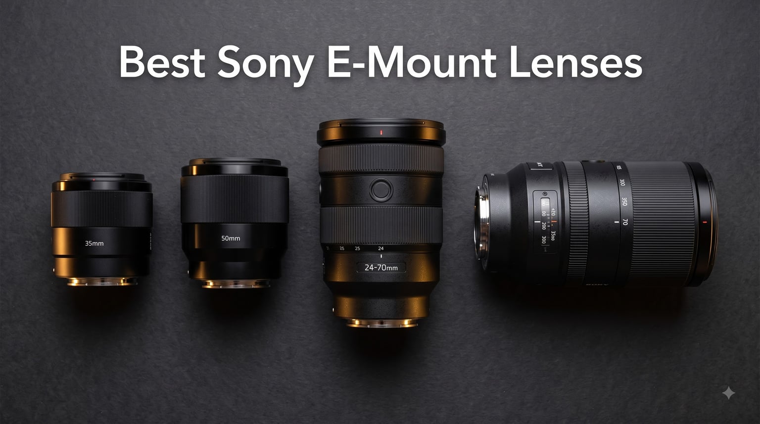 Best Sony E-Mount Lenses