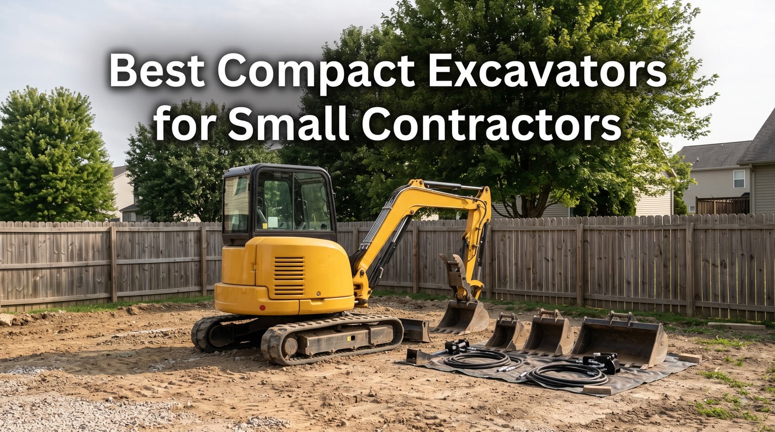 Best Compact Excavators for Small Contractors