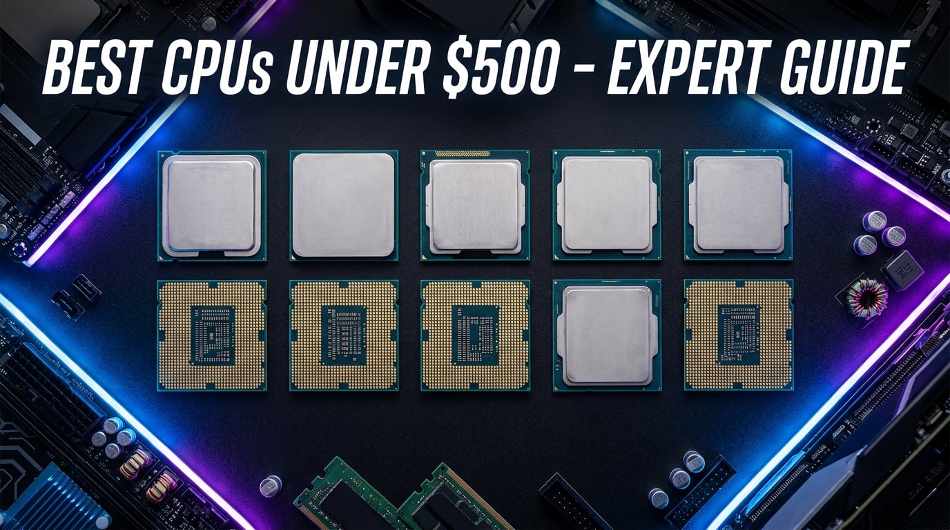 Best CPUs Under $500