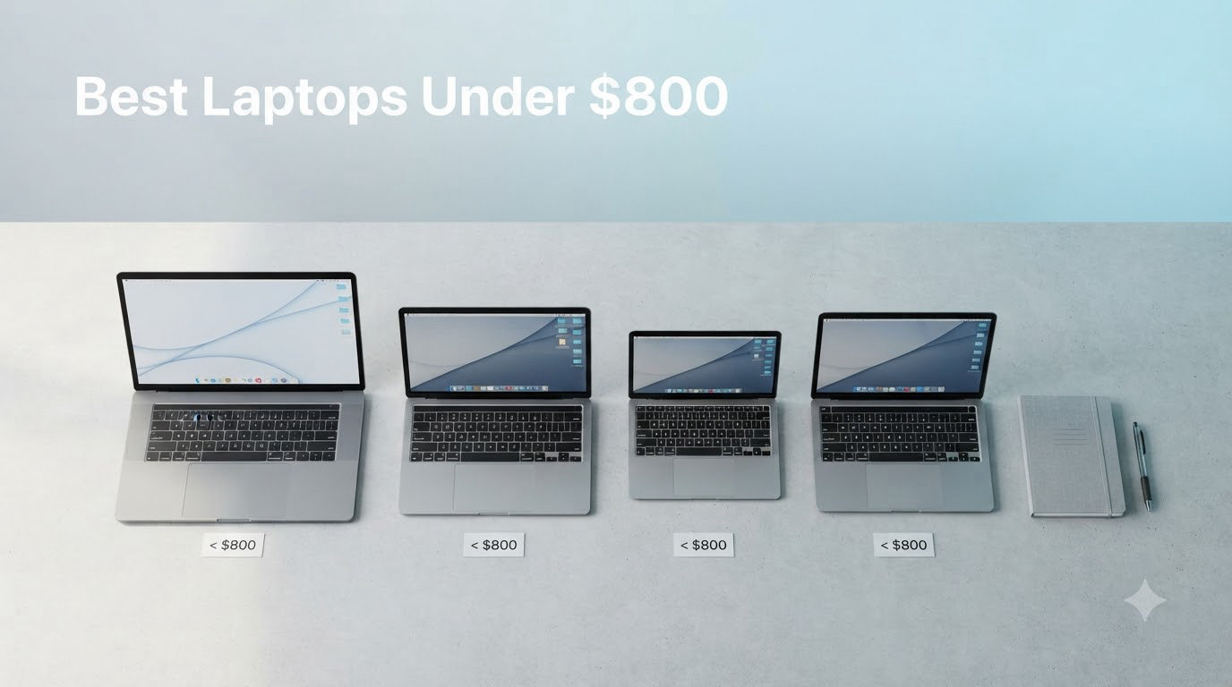 Best Laptops Under $800