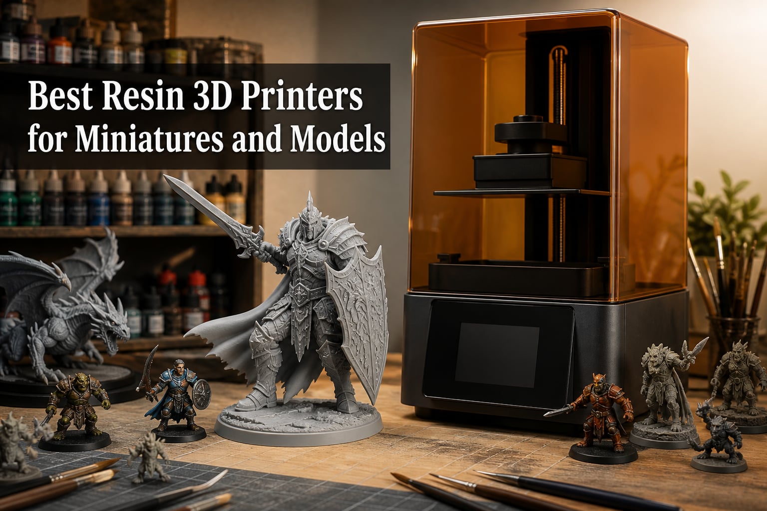 Best Resin 3D Printers for Miniatures and Models