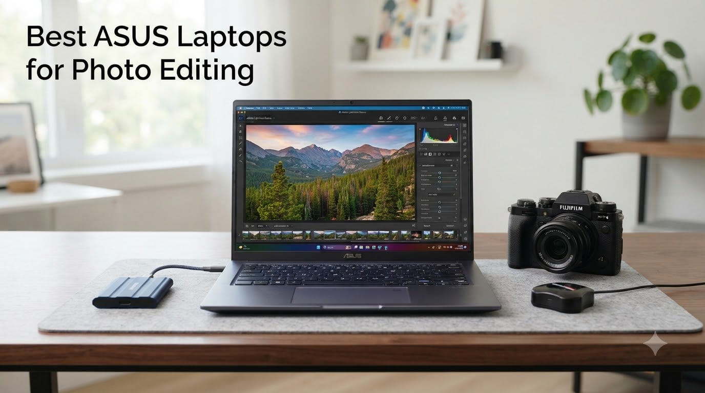 Best ASUS Laptops for Photo Editing