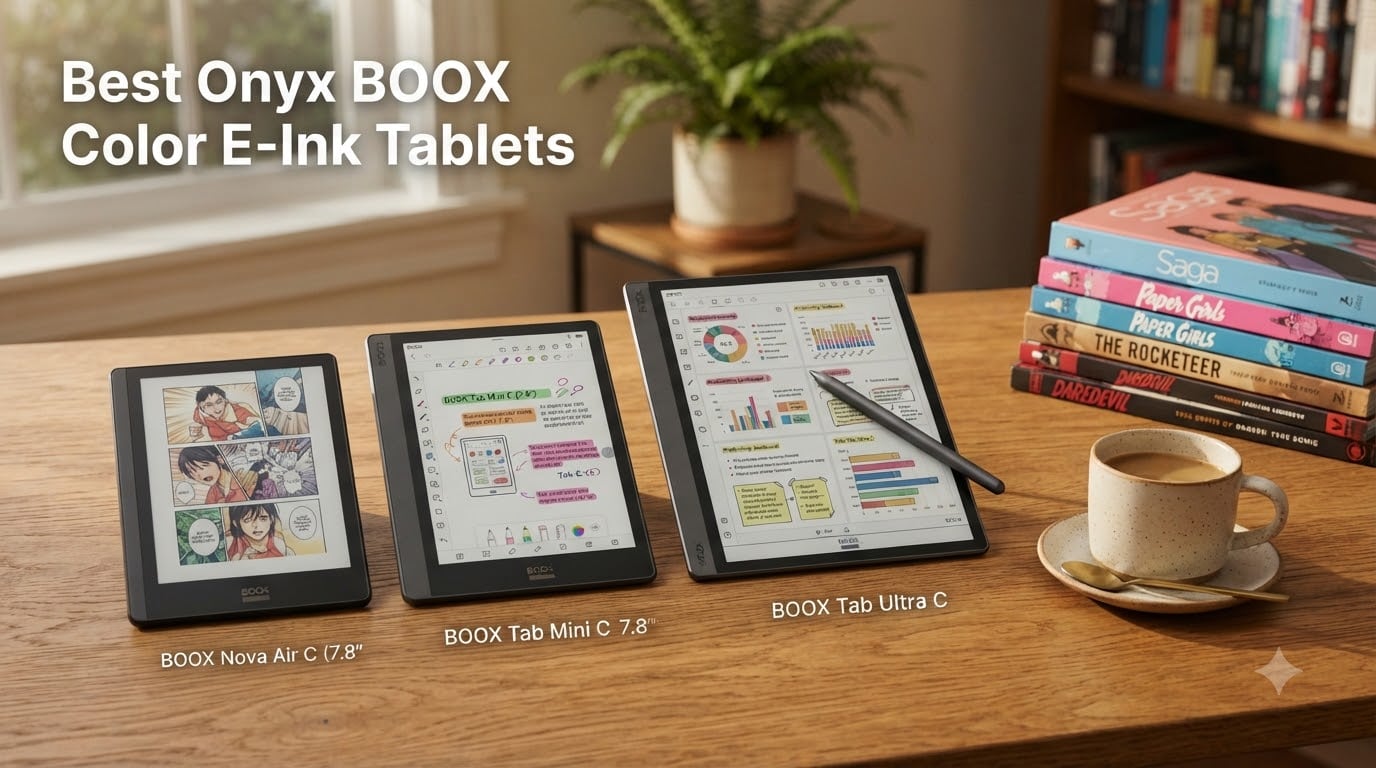 Best Onyx BOOX Color E-Ink Tablets