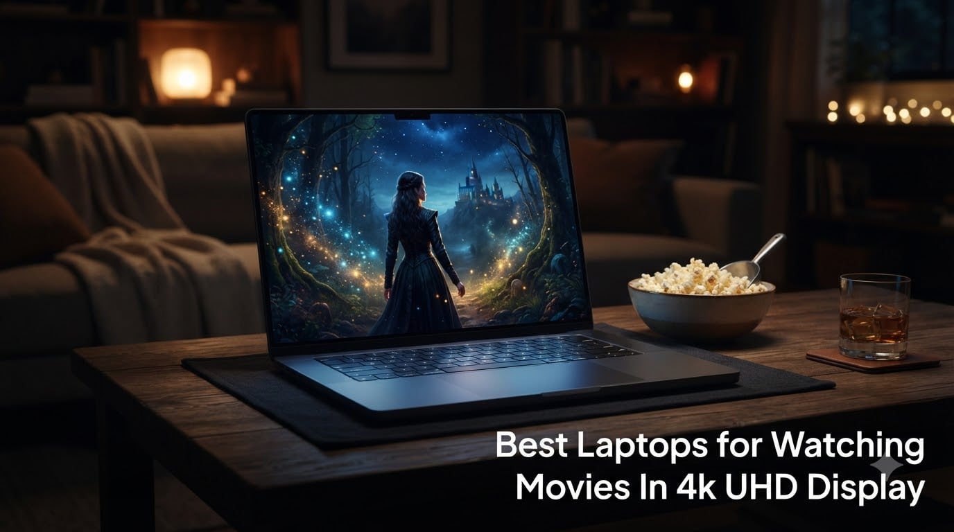 Best Laptops for Watching Movies In 4k UHD Display