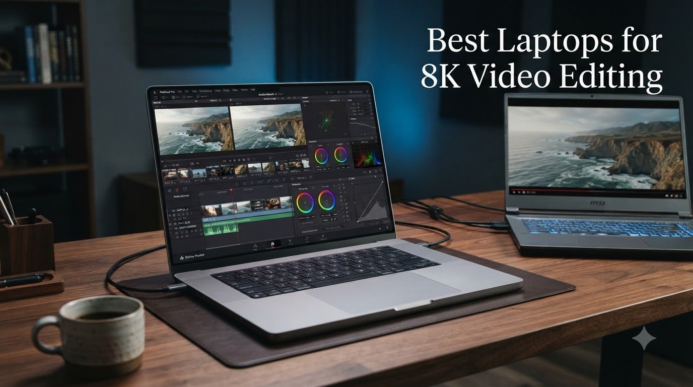 Best Laptops for 8K Video Editing