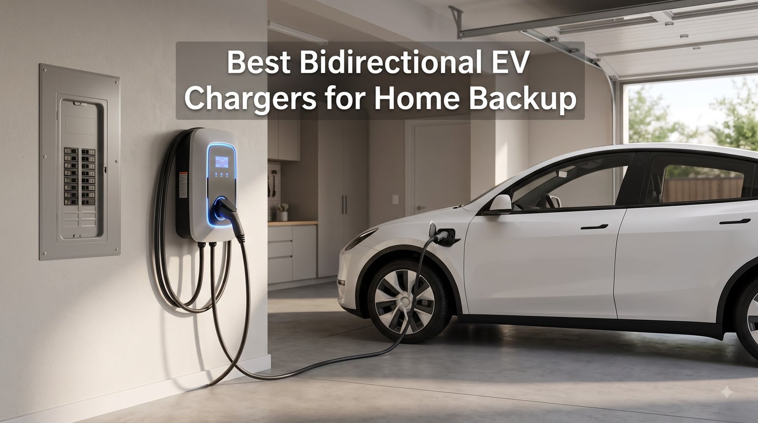 Best Bidirectional EV Chargers for Home Backup