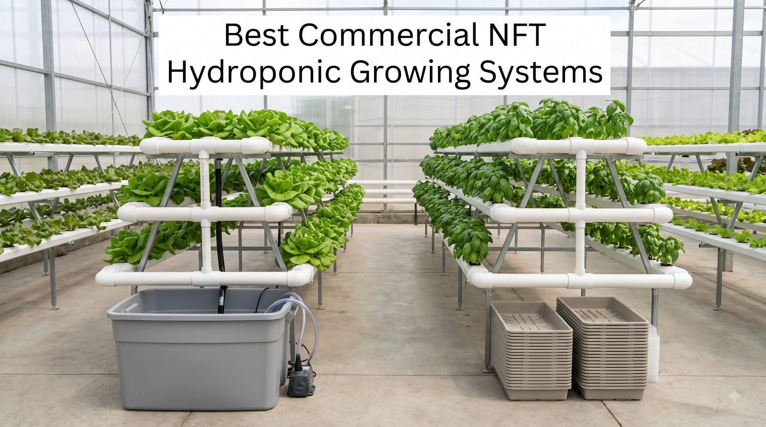 Best Commercial NFT Hydroponic Growing Systems