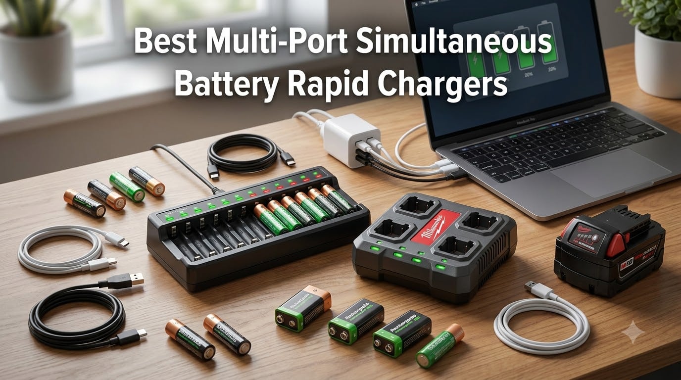 Best Multi-Port Simultaneous Battery Rapid Chargers