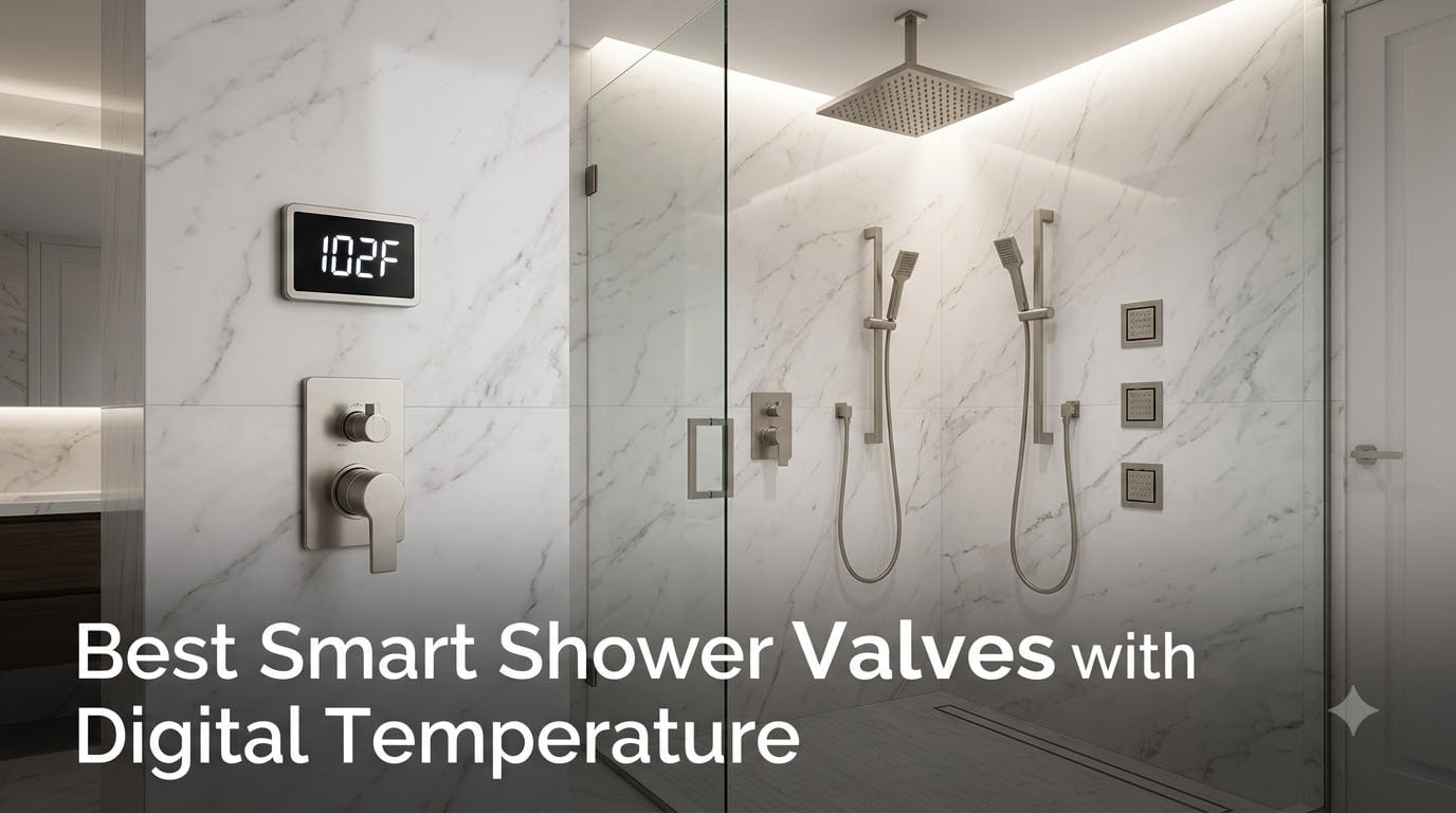 Best Smart Shower Valves with Digital Temperature