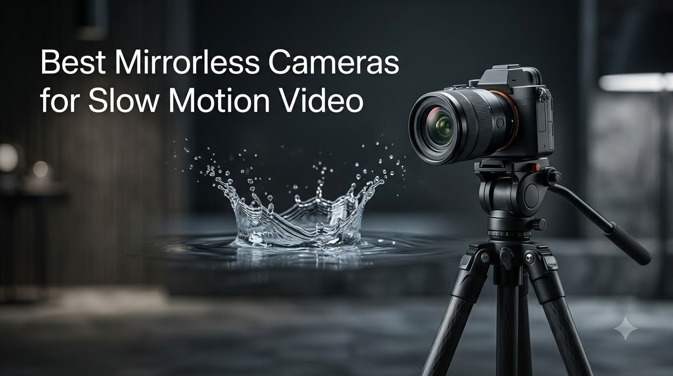 Best Mirrorless Cameras for Slow Motion Video
