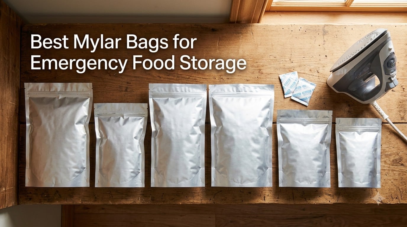 Best Mylar Bags for Emergency Food Storage