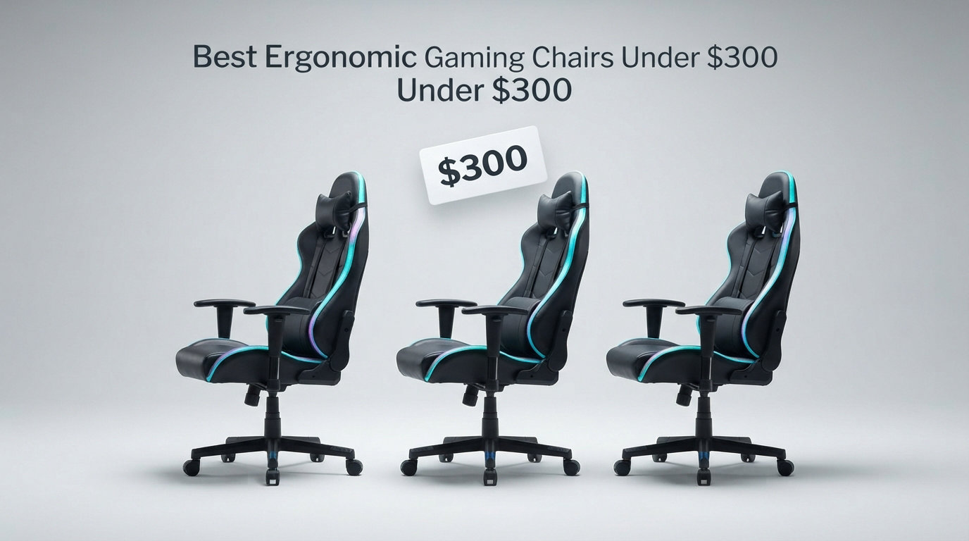 Best Ergonomic Gaming Chairs Under $300